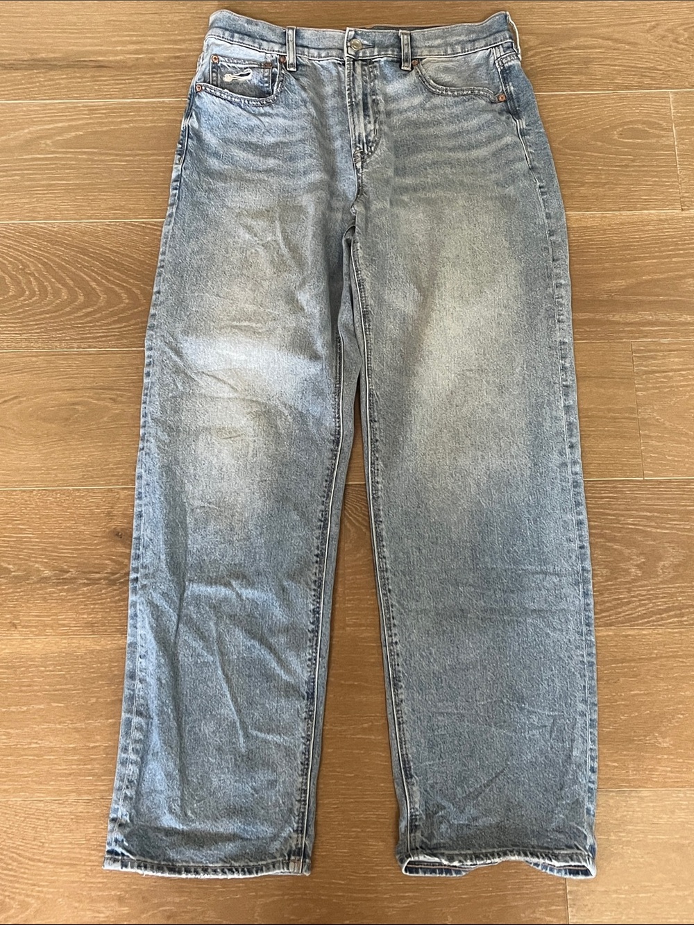 American Eagle AE Ex-Boyfriend Jeans size 8 long inseam